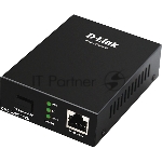 Медиаконвертер D-Link DMC-G20SC-BXD/A1A WDM с 1 портом 100/1000Base-T и 1 портом 1000Base-LX с разъемом SC (Tx: 1550 мкм; Rx: 1310 мкм) для одномодового оптического кабеля (до 20 км)
