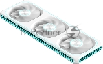 Вентилятор для корпуса Formula Air Fusion 3 Wh ARGb 360х120x28 белый 4-pin 34.95дБ Ret