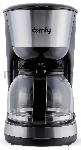 Кофеварка капельная Domfy metal DSM-CM301 1000Вт черный/серебристый