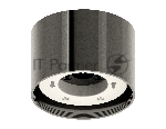 Корпус светильника C8115 DCH черый хром D85*H60mm GX53