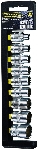Набор головок BERGER BG2039 торцевых 1/2'' spline 9 предметов, вид 5