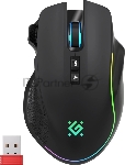 Мышь беспроводная/проводная Defender Immortal GM-421 черный, 10000 dpi, радиоканал, Bluetooth, USB, кнопки - 9