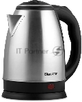 Электрочайник Blackton Bt KT1811S стальной/черный, 1.8 л, 1850 Вт, скрытый нагревательный элемент