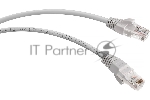 Шнур коммутационный Cabeus, Cat.5e, неэкр., U/UTP, RJ45/RJ45, LSZH, AWG24 15м, серый