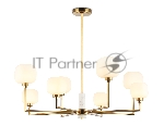 Люстра Ambrella light LH53017/8 BS/FR латунь/белый матовый G9*8 max 40W D830*680