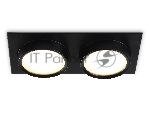 Светильник Ambrella light TN6743/2 BK черный IP44 GX53/2 210*110*57