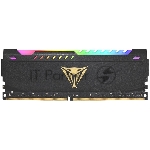 Оперативная память Patriot Viper Steel, DDR4, 8GB (1x8GB), 3200MHz, CL18, DIMM, с радиатором, RGB, черный