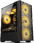 Компьютерный корпус Accord ACC-ZCU1B черный без БП mATX 3x120мм 1xUSB3.0 1xUSB3.1 audio