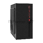 Компьютерный корпус Minitower ExeGate BAA-403-UNS350 (mATX, БП UNS350 с вент. 12см, 2*USB, HD Audio, черный)