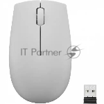 Мышь беспроводная Lenovo 300 серый, 1000 dpi, радиоканал, USB, кнопки - 3