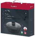 Сотейник Rondell Pacific RDA-1907 d=28 см (с крышкой) графитовый, вид 6