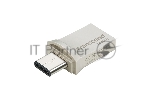Флешка USB Transcend JetFlash 890S (TS128GJF890S), 128Gb, USB 3.1/Type-C, R/W 70/25, темно-серый