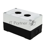 Корпус КП 102 2 кнопки белый EKF cpb-102-w