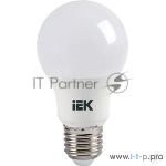 Лампа Iek LLE-A60-7-230-30-E27 светодиодная ECO A60 шар 7Вт 230В 3000К E27 IEK