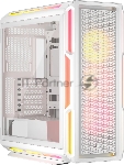 Компьютерный корпус без блока питания Case Corsair iCUE LINK 5000T LX RGB, Midi-Tower, TG, 3x120мм RGB, 4xUSB-A 3.2, 1xUSB 3.2 Type-C, E-ATX, ATX, mATX, mITX White