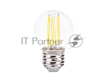 Светодиодная лампа Ambrella light 203915 Filament LED G45-F 6W E27 4200K (60W)