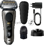 Бритва электрическая сетчатая Braun 9515s питан.:аккум. серебристый, вид 7