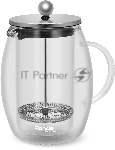 Френч-пресс с двойными стенками Rondell Calypso RDS-1822 1,0 л, вид 22