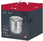Кастрюля-пароварка Rondell RDS-1815, 30.4 л, 32 см, с крышкой, сталь, вид 5