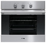 Встраиваемая газовая духовка Korting OGG 541 CFX / 59.7 х 59.6 x 56.5, газовая, газовый гриль, газ-контроль, электроподжиг, телескопические направляющие, нержавеющая сталь