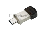 Флешка USB Transcend JetFlash 890S (TS128GJF890S), 128Gb, USB 3.1/Type-C, R/W 70/25, темно-серый, вид 2