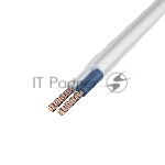 Провод соединительный ПВС Rexant 2x1,0 мм², белый, длина 10 метров, ГОСТ 7399-97