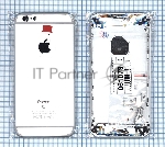 Задняя крышка для iPhone 6S (4.7) серебристый
