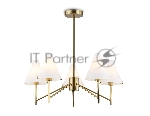 Люстра Ambrella light LH57133/5 BS/FR латунь/белый матовый E14/5 max 40W D650*590