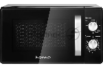 Микроволновая печь HOME HMG207DB черный, 20 л, 700 Вт, переключатели - поворотный механизм
