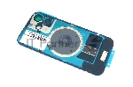 Задняя крышка (стекло) для iPhone 16 (A3287) в сборе со стеклом камеры голубая