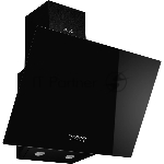 Наклонная вытяжка MONSHER ASTRA 50 Noir, ширина 50 см, отвод/рециркуляция, 700 м3/час, механическое кнопочное управление, 3 скорости, светодиодное освещение 2*1 Вт, металлические жироулавливающие фильтры, угольный фильтр KM 101 (опция), цвет: чёрный ПРОМО