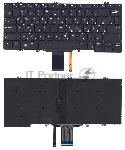 Клавиатура для ноутбука Dell Latitude E5280 черная с подсветкой