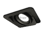 Комплект встраиваемого поворотного светильника Ambrella light XC7659001 SBK черный песок MR16 GU5.3 (C7659, N7021)