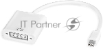 Адаптер-переходник Greenconnect Apple mini DisplayPort 20M > DVI 24+5F (GCR-MDP2DVI)