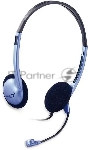 Гарнитура Genius HS-02B фиолетовый, проводная, 3.5 мм