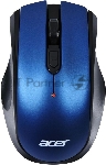 Мышь беспроводная Acer OMR031 черный/синий, 1600 dpi, радиоканал, USB, кнопки - 4