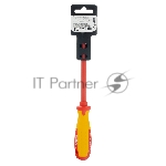 Отвертка Matrix Insulated, SL5,5 x 125 мм, CrMo, до 1000 В, двухкомп. рукоятка
