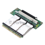 Raiser card Riser card, 2U, 2-Slot, PCI-e 16x 1slot & 64bit PCI-X,Cable Link 100mm(80H09323201B0)