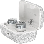 Наушники TWS Sennheiser Momentum True Wireless 4 серебристый/белый, внутриканальные, Bluetooth, активное шумоподавление, до 7.5 ч
