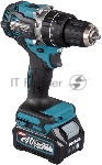 Дрель-шуруповерт Makita HP002GD201, 40 В, 2,5 Ач, 64 Нм, бесщеточный, ударный, вид 11