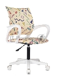 Кресло Domfy DK X-ROOM WH песочный Sticks 02 крестов. пластик пластик белый