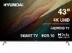 Телевизор  Hyundai 43" H-LED43BU7009 черный LED UHD 60Hz Smart