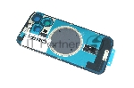 Задняя крышка (стекло) для iPhone 16 Pro (A3293) в сборе со стеклом камеры бежевая