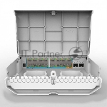 Коммутатор MikroTik Cloud Router Switch 318-16P-2S+OUT with 800MHz CPU, 256MB RAM, 16x Gigabit LAN with PoE-out, 2xSFP+ cages, RouterOS L5 or SwitchOS (dual boot), outdoor enclosure, mounting kit (power supply N
