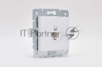 Механизм розетки компьютерн. 1-м СП KARINA RJ45 белый LEZARD 707-0288-139