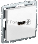 Розетка HDMI IEK BRITE РHDMI-0-БрБ белый