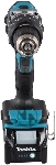 Дрель-шуруповерт Makita HP002GD201, 40 В, 2,5 Ач, 64 Нм, бесщеточный, ударный, вид 12