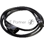 Шнур питания NTSS NTSS-PC13143 C13-С14 проводник.:3x1мм2 1м 220/250В 10А черный