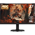 Монитор 27" AOC CQ27G4X VA 2560x1440, 180 Гц, 0.5 мс, 16:9, 300 кд/м², 4000:1, 1500R, 2xHDMI, 1xDP, изогнутый 1500R, черный