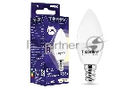 Лампа светодиодная TOKOV ELECTRIC 10Вт С37 3000К Е14 176-264В